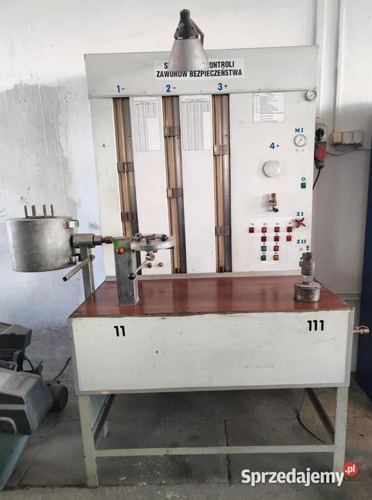 Stanowisko kontrolne zaworów bezpieczeństwa Zielęcice