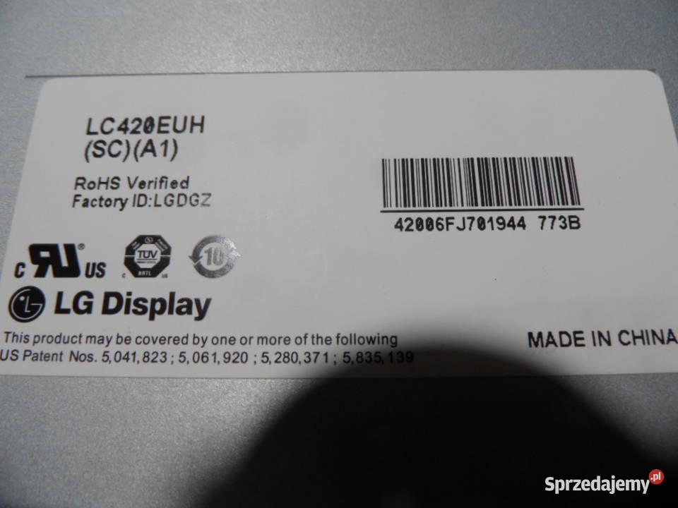 plyta glowna telewizora LG 42LE5500 EBU60845721