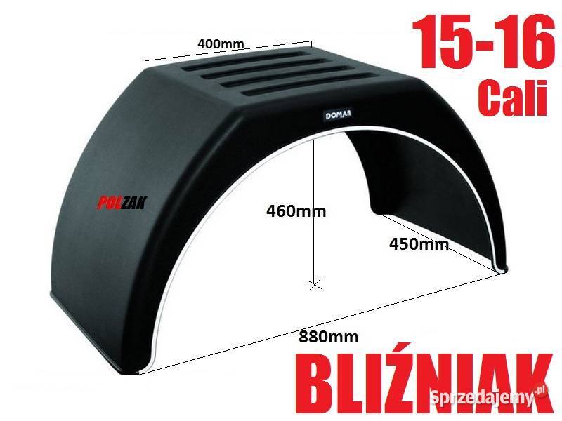 Błotnik tylny na bliźniacze koła Nadkole 450880 Rawa Mazowiecka