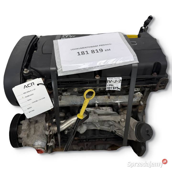 SILNIK Opel Astra IV J III H Zafira B 16 16V 115 osobowe Silniki kompletne Chełm