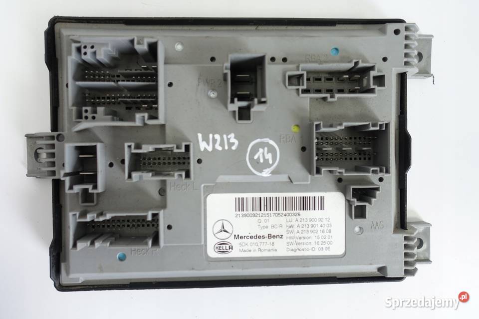 Mercedes W213 C213 MODUŁ STEROWNIK A2139009212 osobowe Chełm