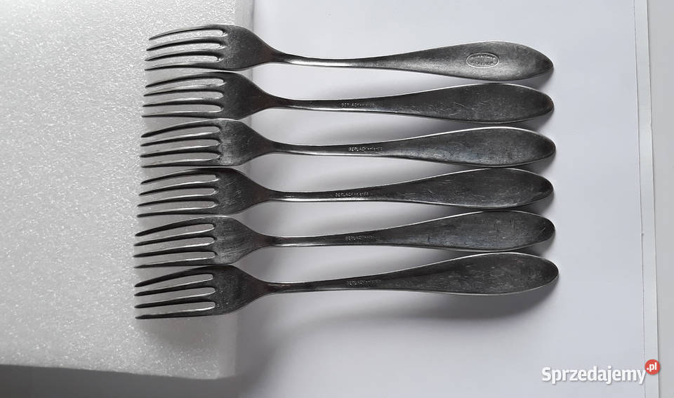 zwykłe Widelce obiadowe 3 KROPLA WODY Gerlach śląskie Dąbrowa Górnicza