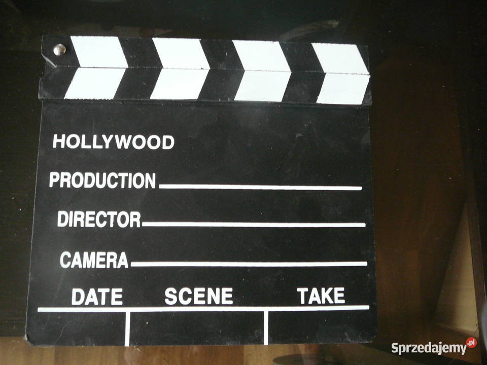 Klaps filmowy dekoracja