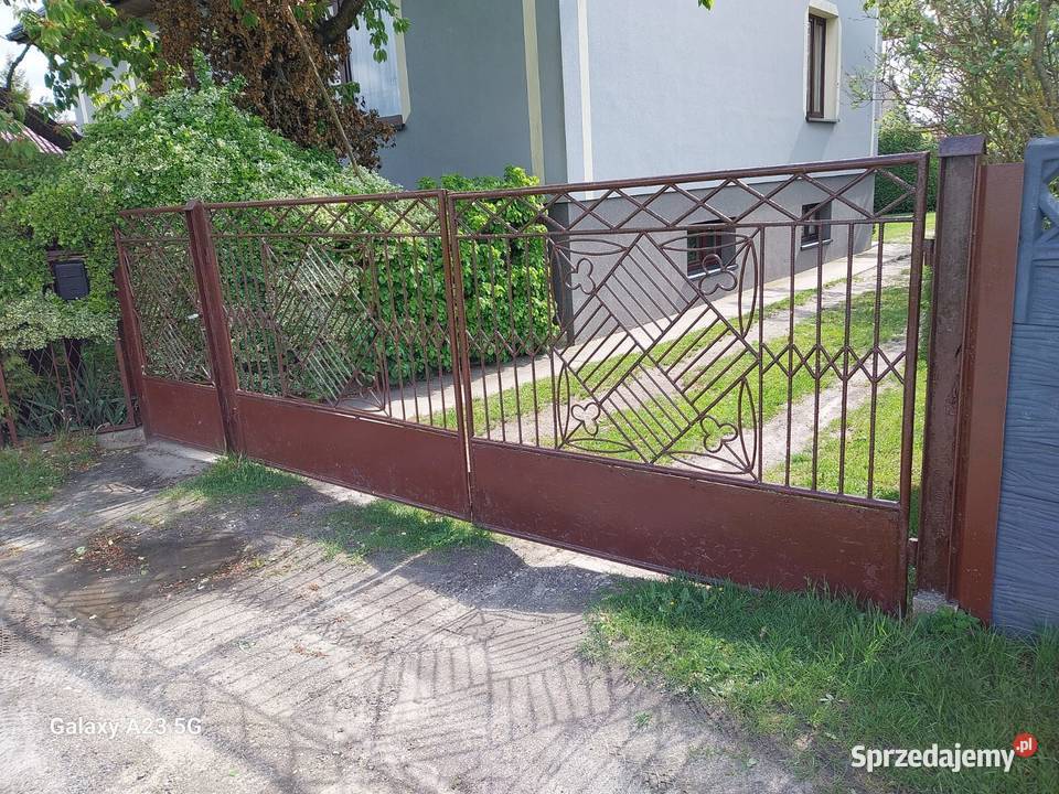 Brama metalowa z furtką skrzydłowa Częstochowa