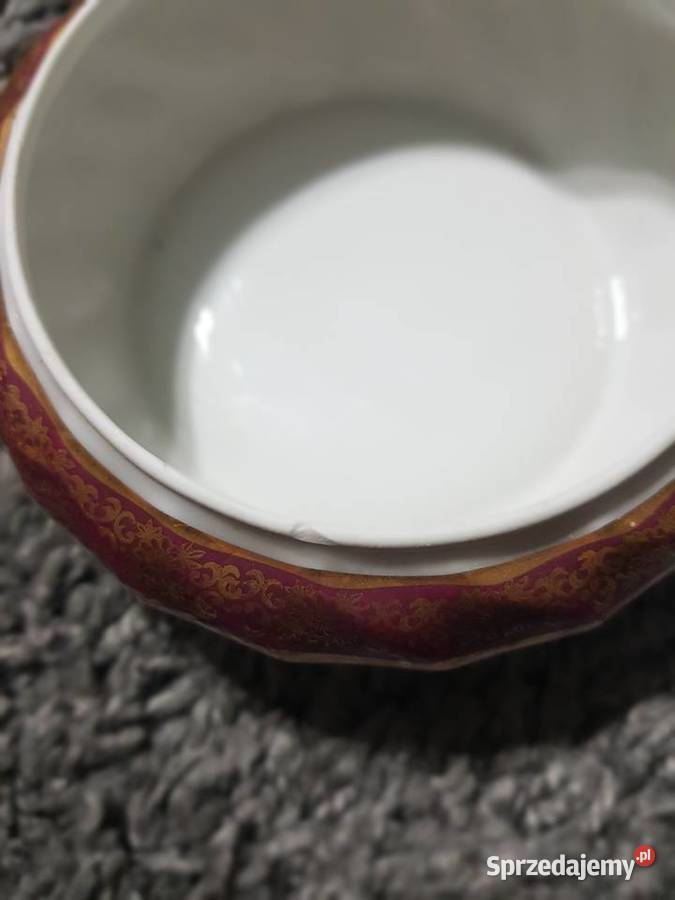 Puzderko szkatułka porcelana francuska De Lux Wola Podłężna