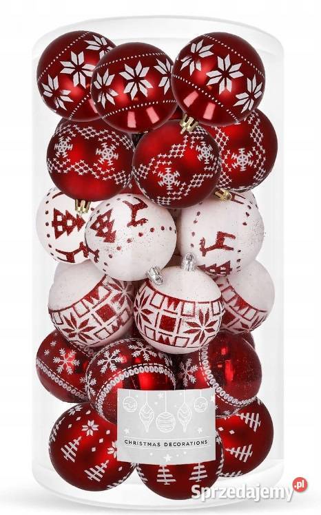 BOMBKI CHOINKOWE OZDOBY ŚWIĄTECZNE 30 SZTUK sprzedam