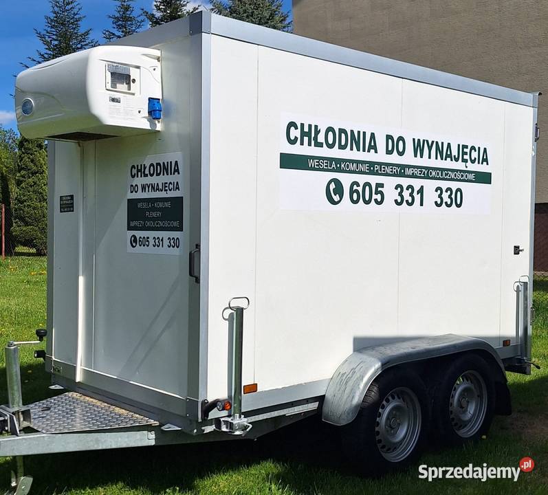 Chłodnia wypożyczalnia przyczepa wesele komunia Kraśnik