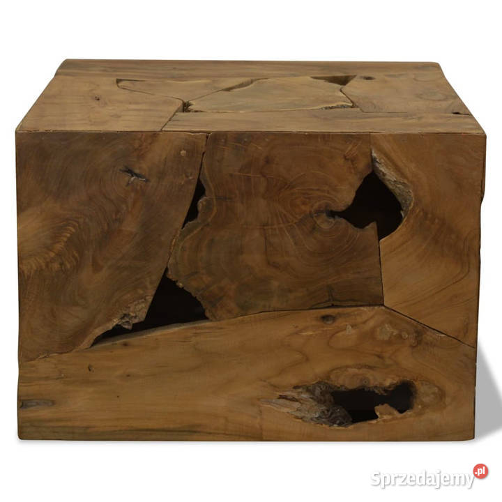 Stolik kawowy z drewna tekowego 50 x 50 x 35 Warszawa