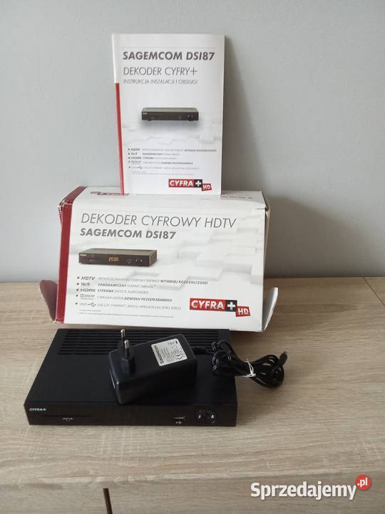 Dekoder Cyfrowy HDTV Sagemcom DSI 87 Cyfra