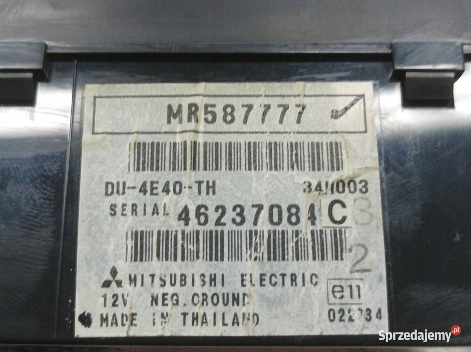 WYŚWIETLACZ MR587777 Mitsubishi Colt VII osobowe