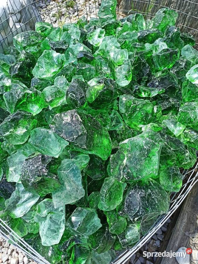 Bryły Szklane Kamień Szklany Kora Kamienna Biała Jaworzno