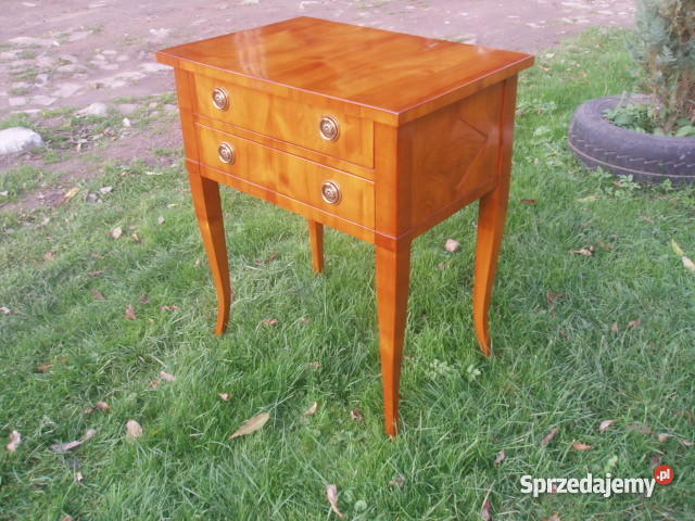 Stolik z szufladkami Biedermeier Antyki, Sztuka, Kolekcje