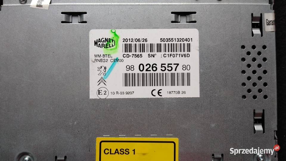 Peugeot 508 Radio nawigacja Rt6Nowe Mapy wielkopolskie Jarocin
