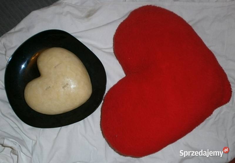 Świeca Dekoracyjna Serce 3 Knoty Wegańska Kraków