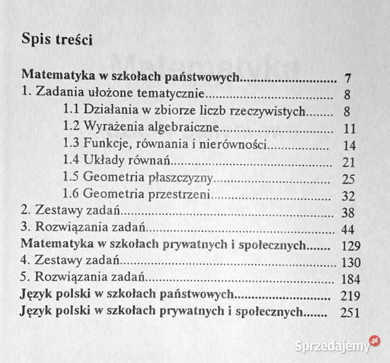Egzaminy do szkół średnich Matematyka Język Chełm