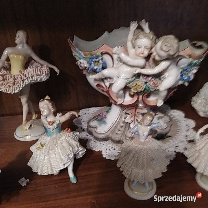 Kolekcja 12 figurek Porcelanowych Myszyniec