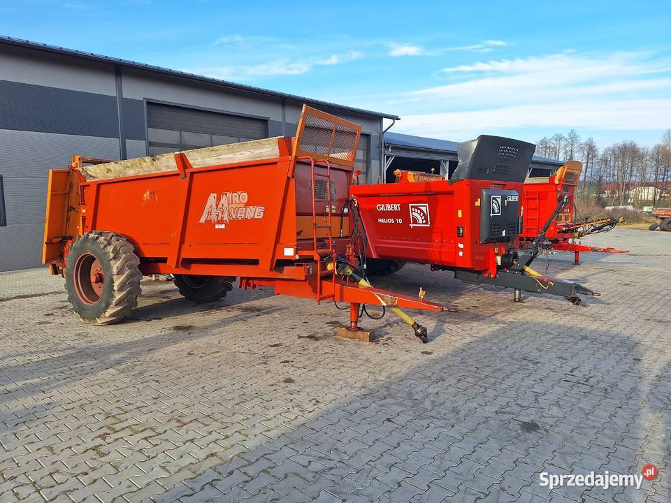 Rozrzutnik obornika wannowy wałki pionowe Stan Łomża