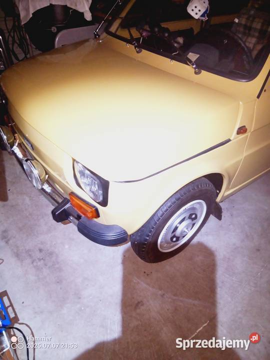 Fiat 126p 81 czarne tablice Twardogóra