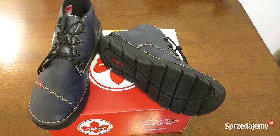 Nowe damskie trzewiki firmy Riekerszerokie w mazowieckie Radom