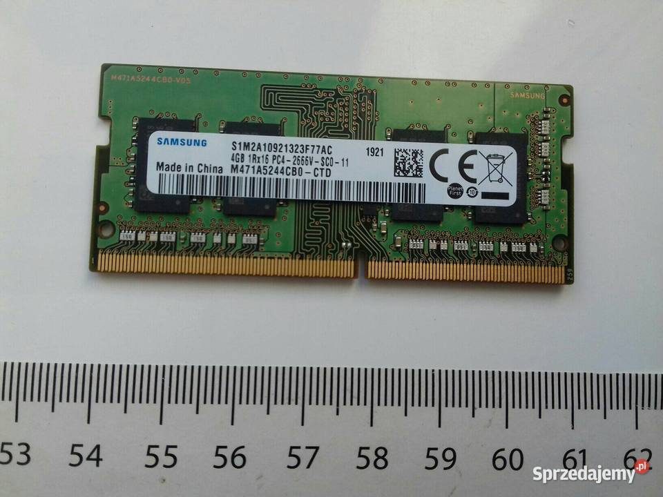 Samsung DDR4 4GB PC4 2666V RAM laptopowy CN SAMSUNG Bydgoszcz