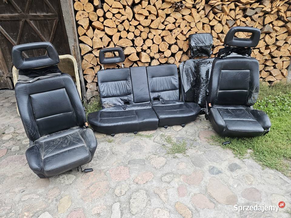 Fotele sport kubełkowe skóra Audi 80 Avant B4 B3 Fotele i kanapy