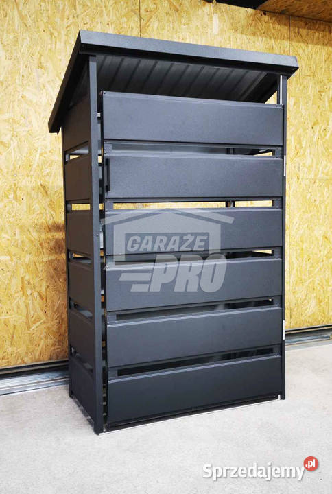 Wiata śmietnikowa spad tył 09x05m Antracyt warmińsko-mazurskie Elbląg