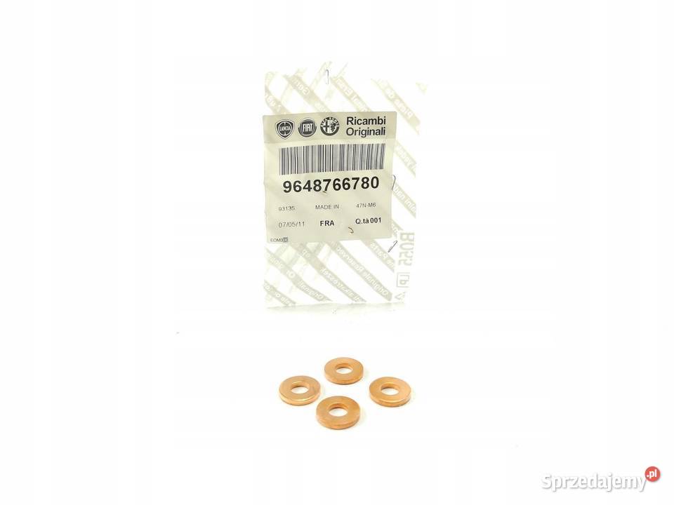 PODKŁADKI MIEDZIANE POD WTRYSKI FIAT SCUDO 16