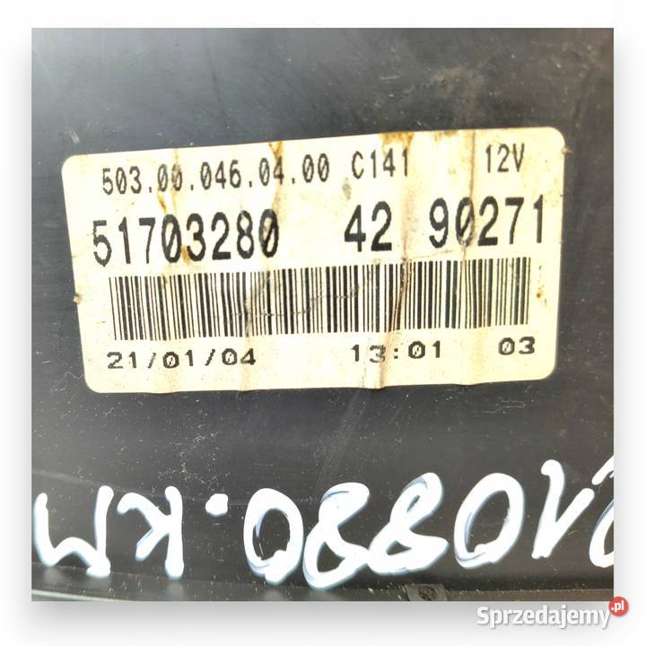 LICZNIK ZEGARY 51703280 Fiat Punto II 12 8V 16V Chełm sprzedam
