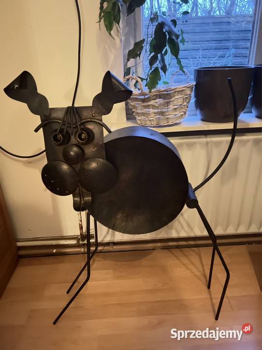 Metaloplastyka pies rzeźba nowoczesna z metalu Bystrzyca Kłodzka