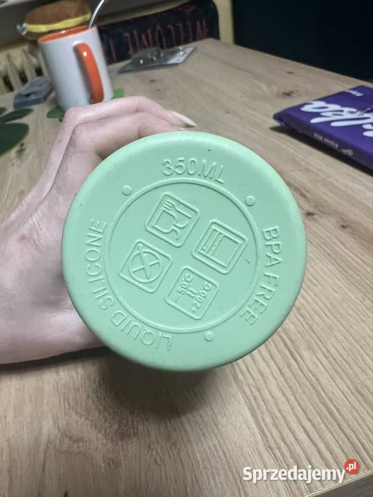 Skladany silikonowy kubek Łódź