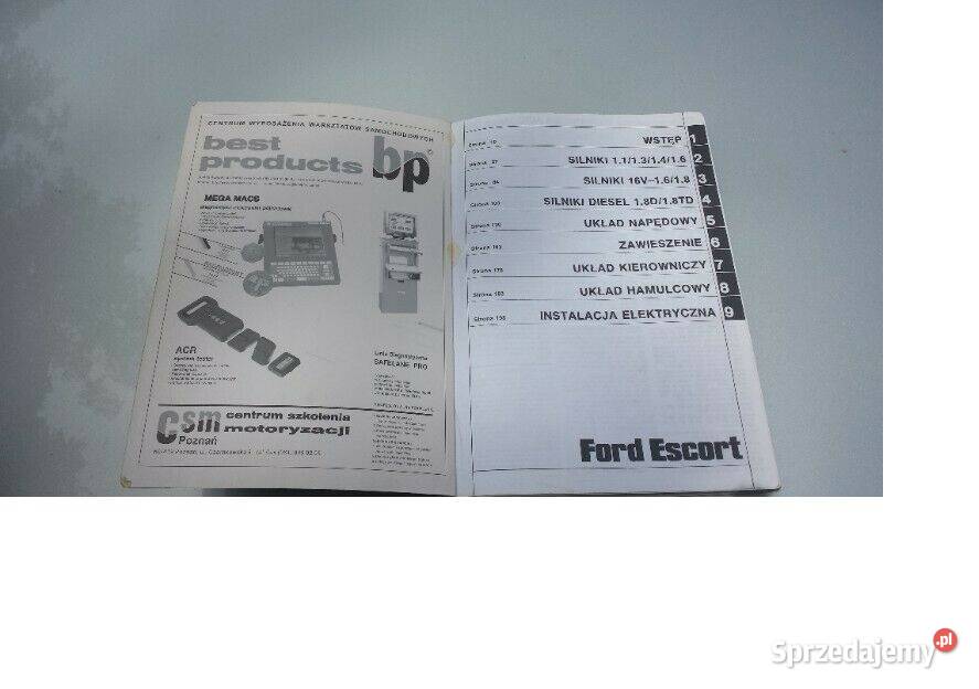 KSIĄŻKA Sam Naprawiam FORD SIERRA ESCORT FIAT motoryzacja, transport Kraków sprzedam