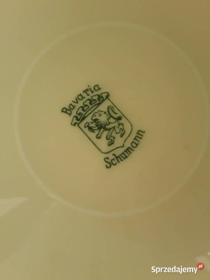 Talerzyk deserowy sygnowany Bavaria Schumann Warszawa