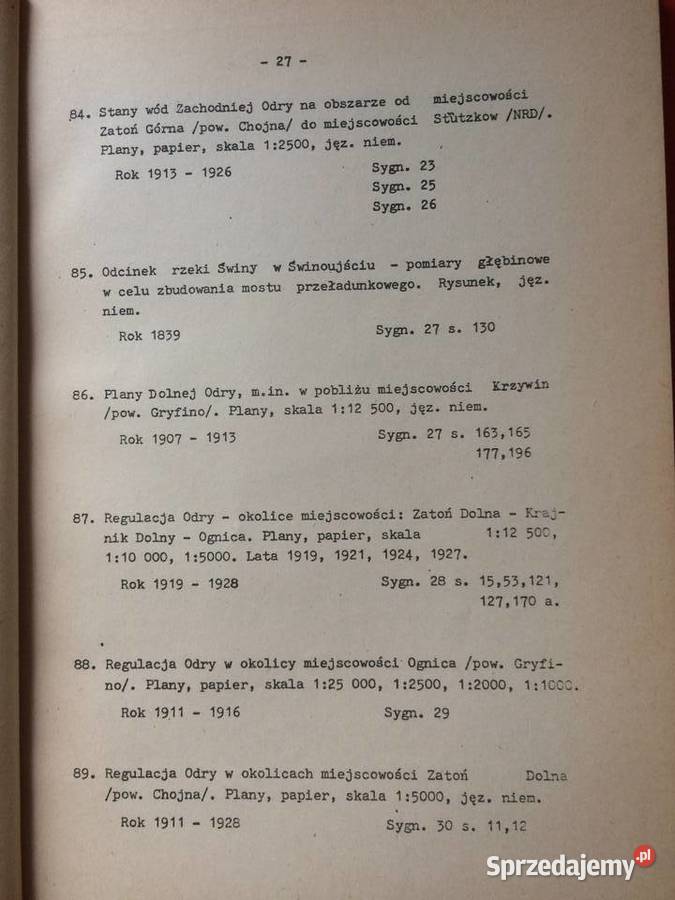 3515 Katalog Materiałów Archiwalnych Szczecin