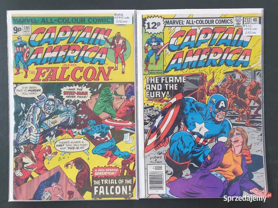 Captain America Falcon 16 komiksów Marvel USA Superbohaterowie Gdynia