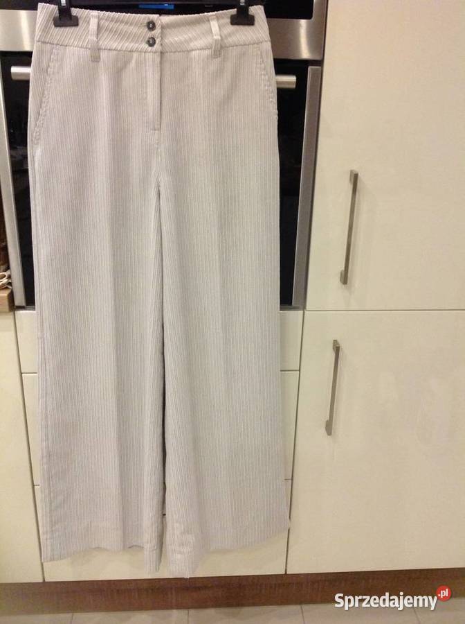 Spodnie Szerokie Damskie BENETTON S Sztruksowe Rozmiar 36(S) Nowa Sól