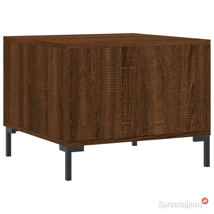 Stolik kawowy brązowy dąb 50x50x40 WM829410 Warszawa