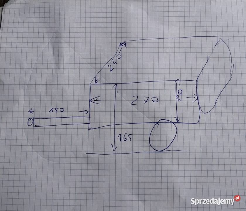 Przyczepa wywrotka jednoosiowa Maszyny rolnicze Radomyśl Wielki