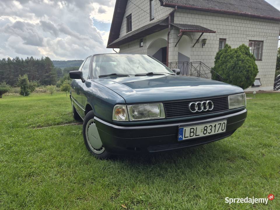 Audi 80 1989 Klasyk bez rdzy LPG Hak Zadbany manualna 80 Zwierzyniec