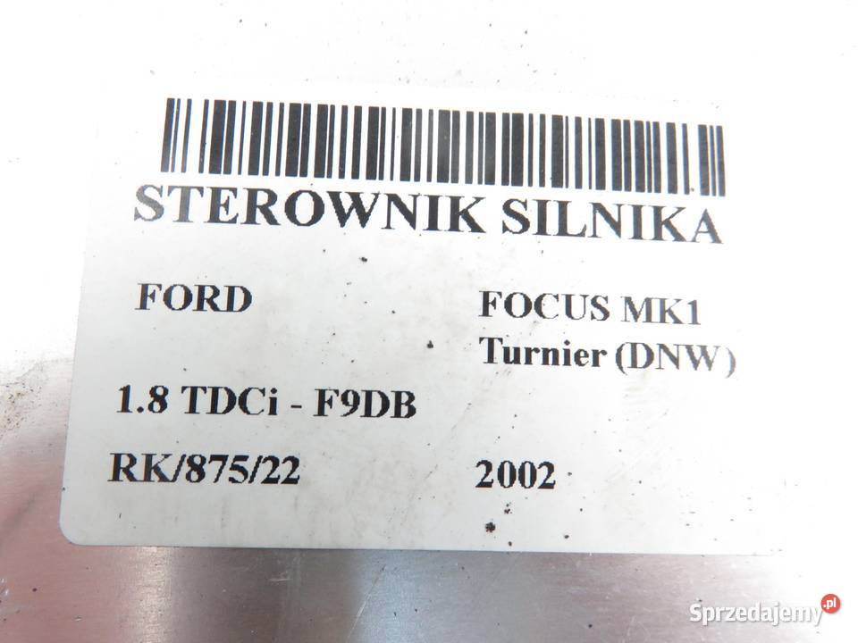 STEROWNIK FORD FOCUS MK1 18 TDCi 2M5A12A650PC