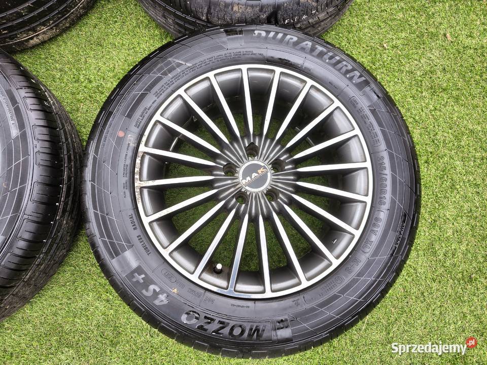 Alufelgi 5x98 R16 z OPONAMI LETNIMI Ładny wzór