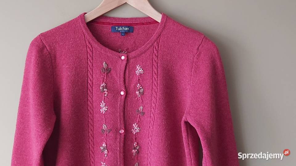 Piękny sweter Tulchan 100 lambswool rozmiar S Lublin