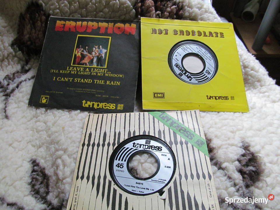 płyty winylowe zestaw 3 singli płyta winylowa Lublin