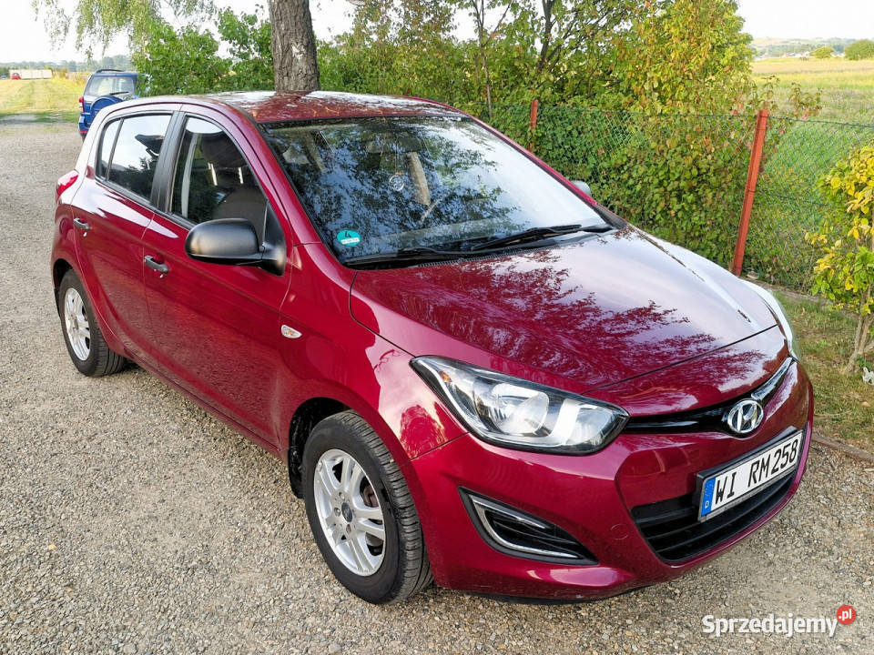 Hyundai i20 12 94150 piękny bordowy z Niemiec 4/5 Rymanów