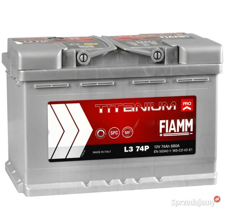 Akumulator FIAMM TITANIUM PRO 12V 74Ah 680A pomorskie Starogard Gdański