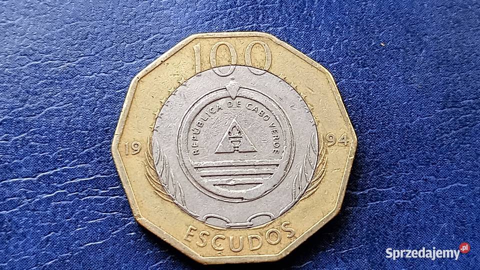 Stare monety 100 eskudo 1994 Mandalan Zielony Lesko