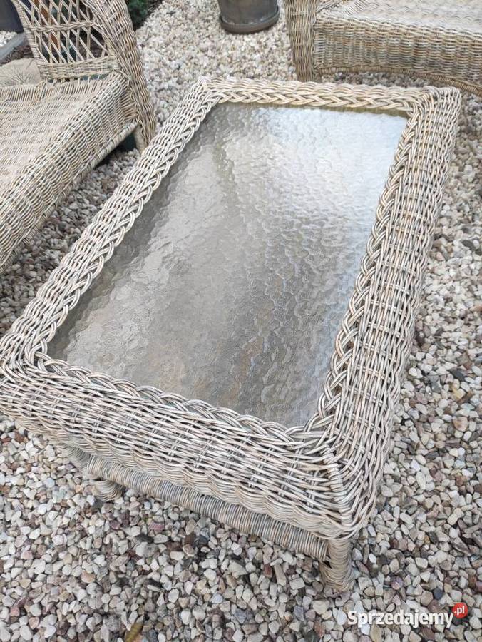 Komplet ogrodowy 2x1 1x2 stolik kawowy Rybnik