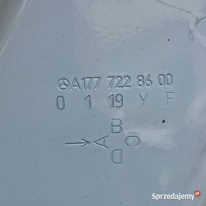 MERCEDES W177 AKLASA DRZWI PRAWE PRZÓD
