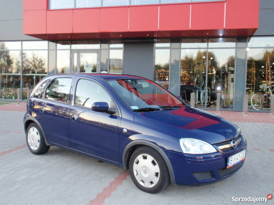 Opel Corsa C 12 Benzyna 2004 Klima Alarm centr Białystok