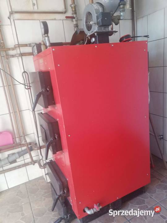 Sprzedam piec CO miałowy z dmuchawą stal Piece i kominki Piece i kominki Krotoszyn