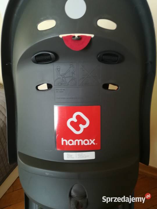Fotelik rowerowy Hamax Smiley plus mocowanie